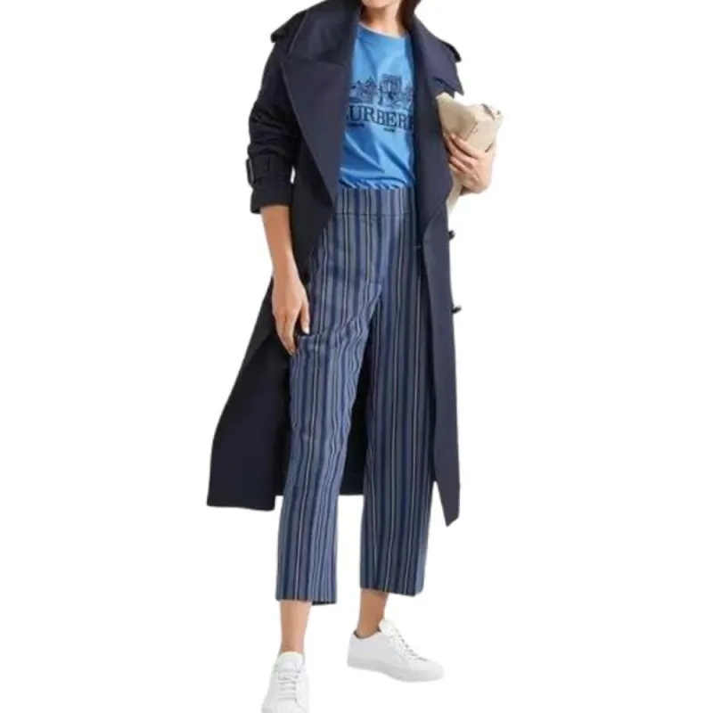 Burberry Casual Pants Women's Blue-3