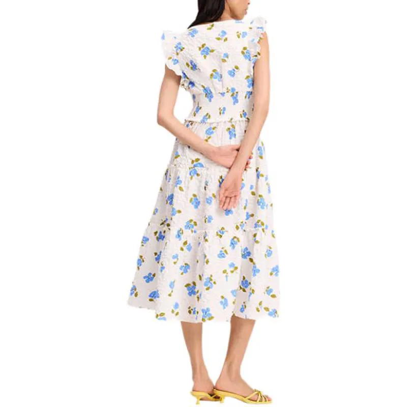 Kate Spade Mainline Collection SS25 Sleeveless Dress Women's White-2