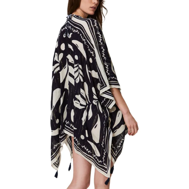 TWINSET MILANO SS25 Cloak Women's Black-2
