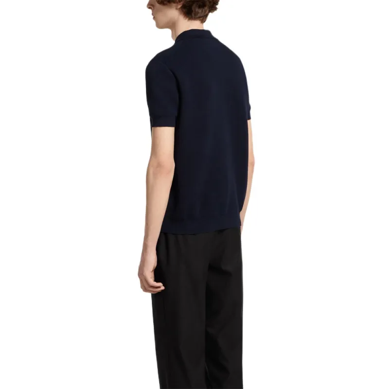 GUCCI Polo Shirt Men's Marine Blue-2