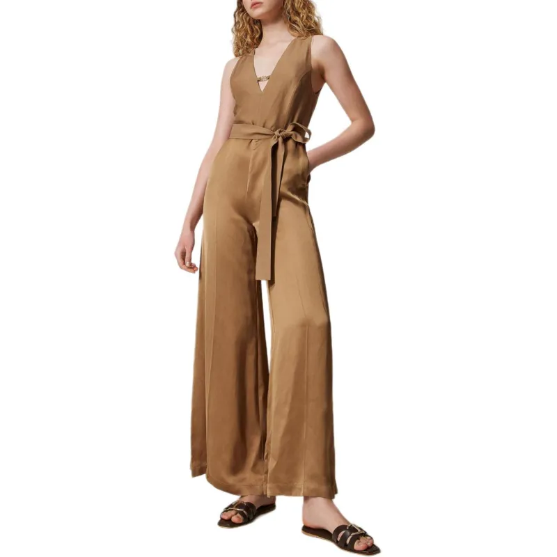 Twinset Logo plaque Midi Dress-1