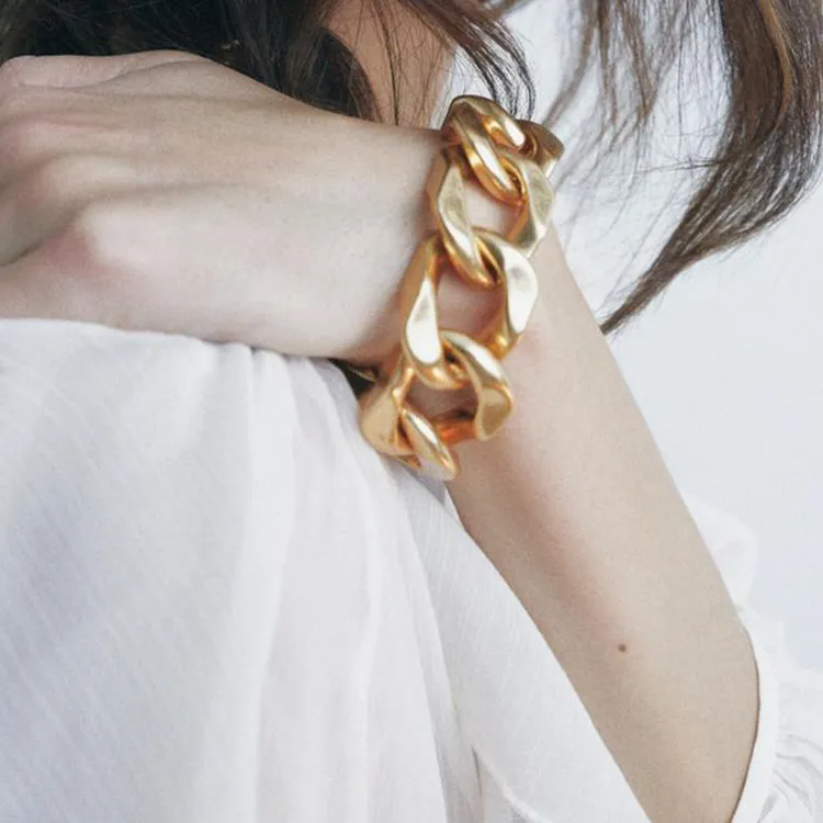 ZARA Zinc Bracelets Women's Gold-6