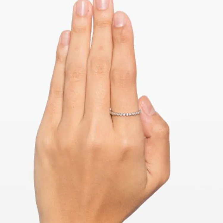 Eshvi Crystal Eternity Band-2