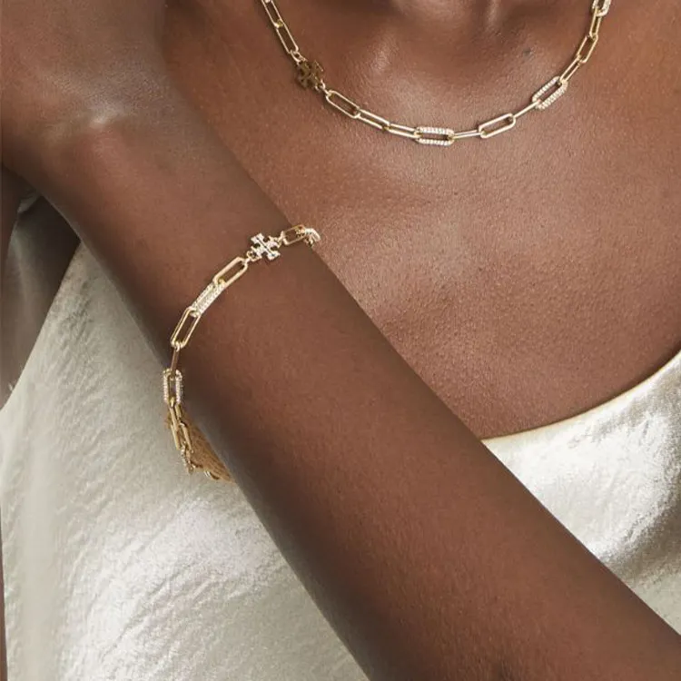 TORY BURCH Logo Embellished Bracelet-2
