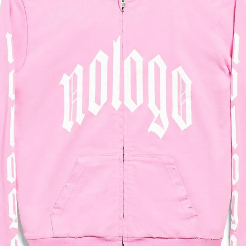 Balenciaga Nologo Zip Up Hoodie-5