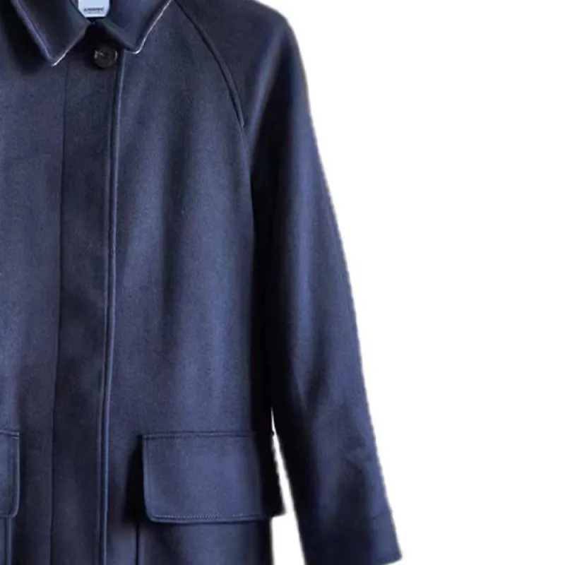 Burberry SS24 Coats Women's Dark Blue-4