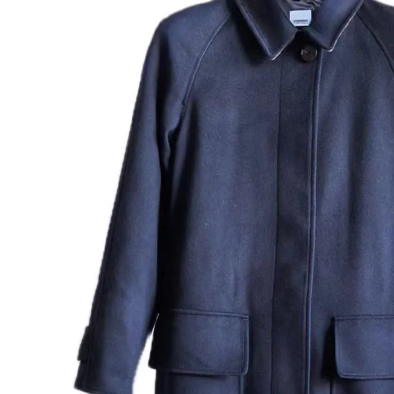 Burberry SS24 Coats Women's Dark Blue-3