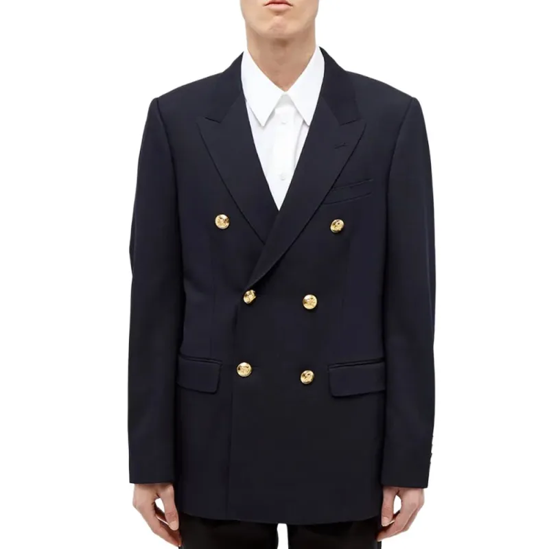 CELINE Classic Jacket In Diagonal Wool-2