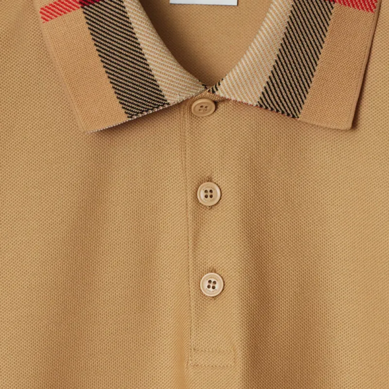 Burberry Polo Shirts Men Beige-4