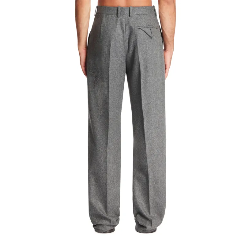 Bottega Veneta High Waisted Straight Leg Trousers-4
