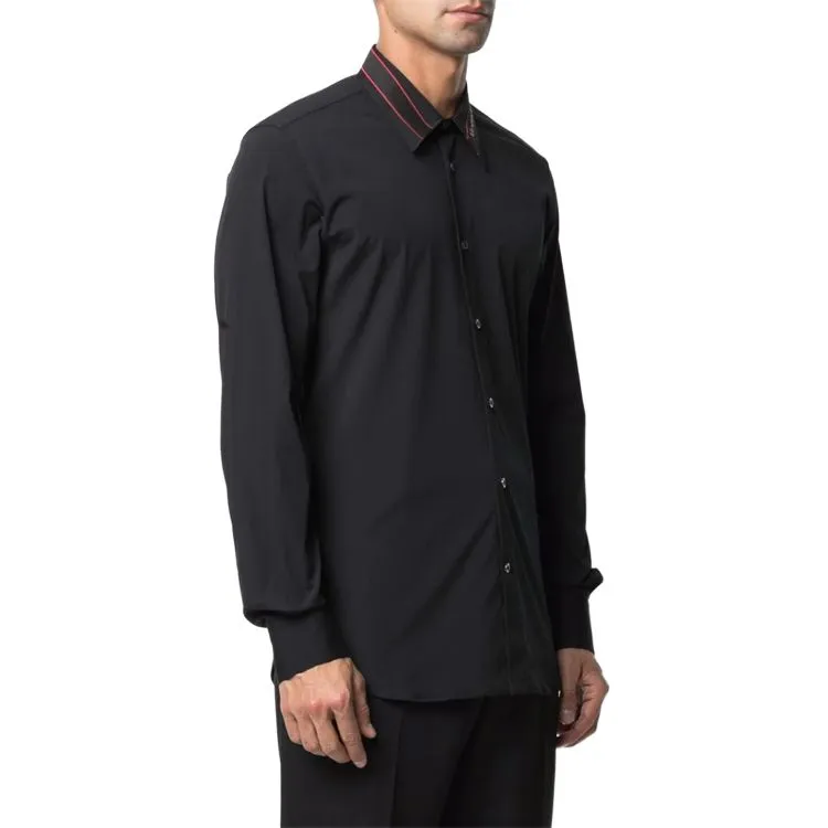 Alexander McQueen Shirts Men Black-4
