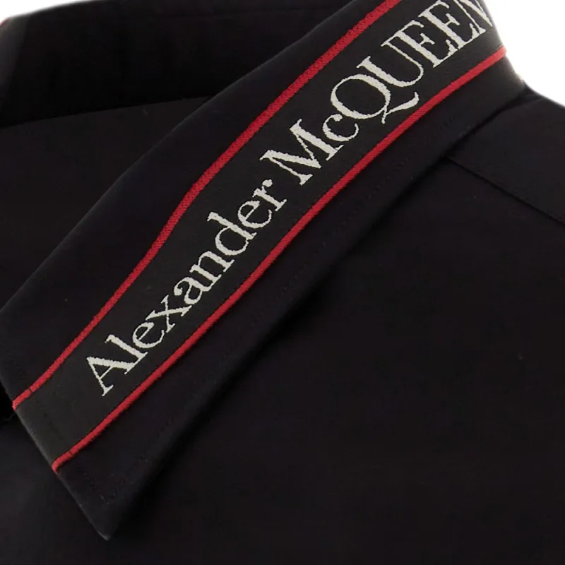 Alexander McQueen Shirts Men Black-6
