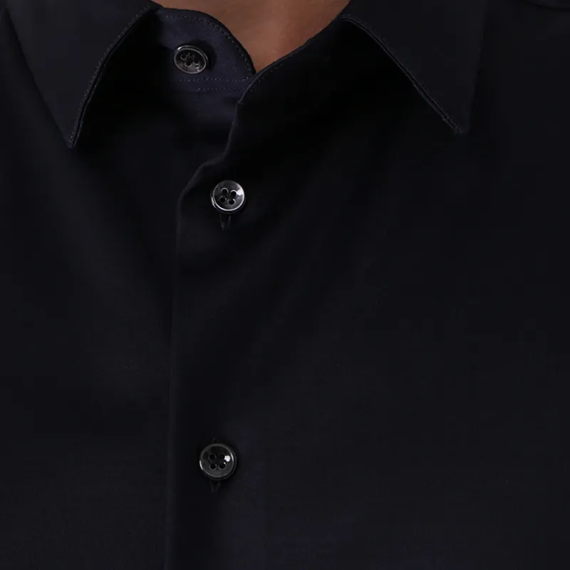 GIORGIO ARMANI Shirts Men Navy Blue-5