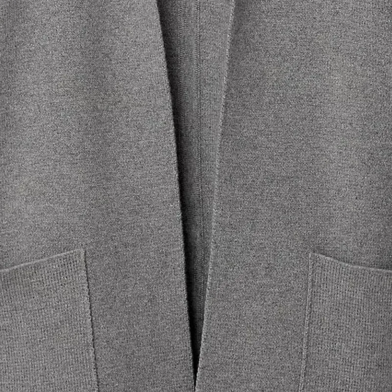 Burberry SS24 Cashmere Cape Cloaks Women's Light Gray-5
