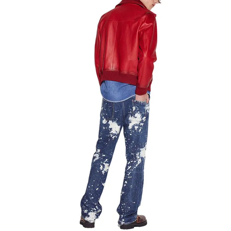 DSQUARED 2 Paint splatter Straight leg Jeans-2