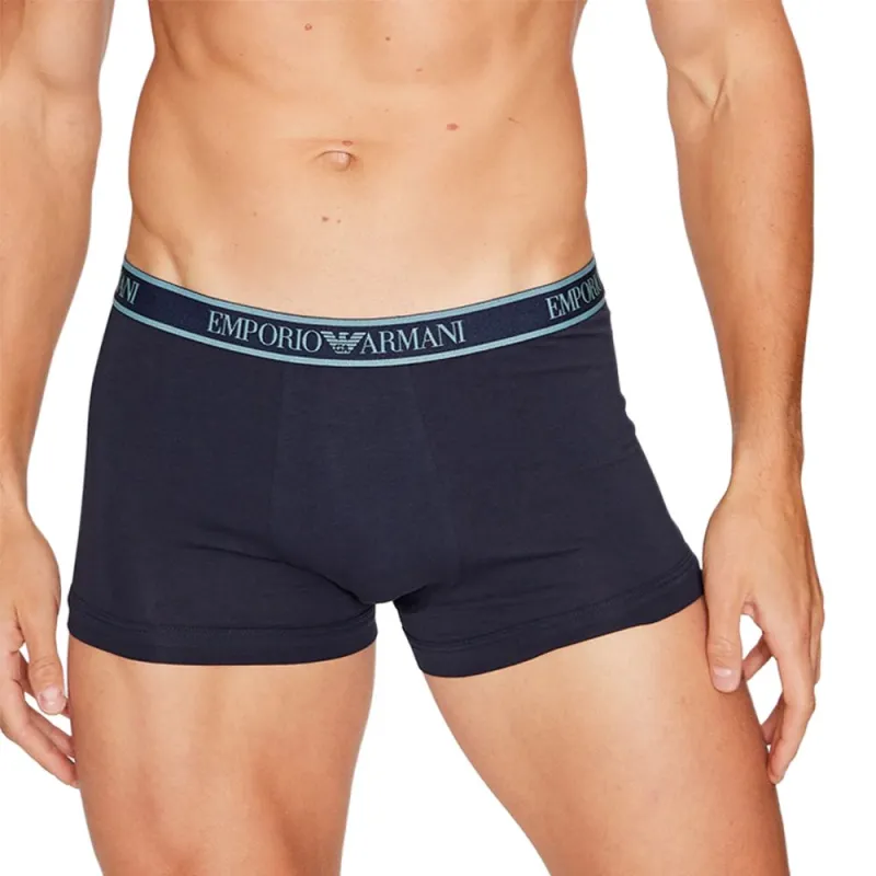 EMPORIO ARMANI FW23 Underpants Men's 3 Pack Marine Blue-2