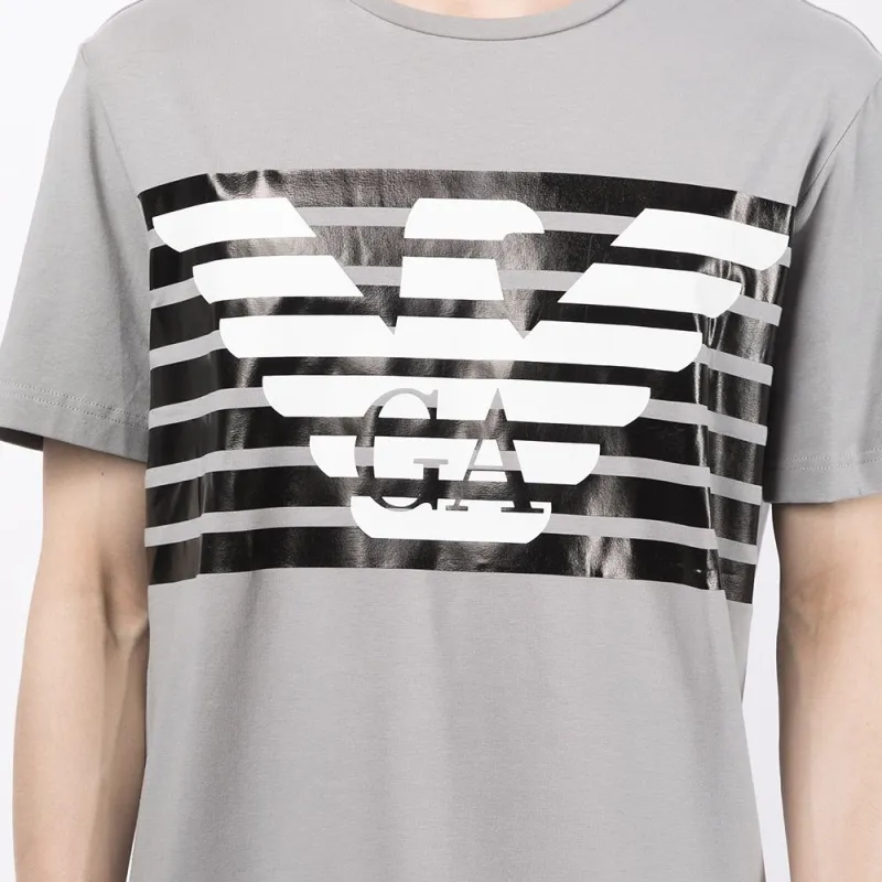 EMPORIO ARMANI T Shirts Men Gray-4
