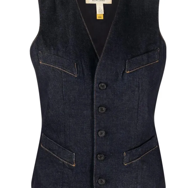 Polo Ralph Lauren Vests Women's Blue-3