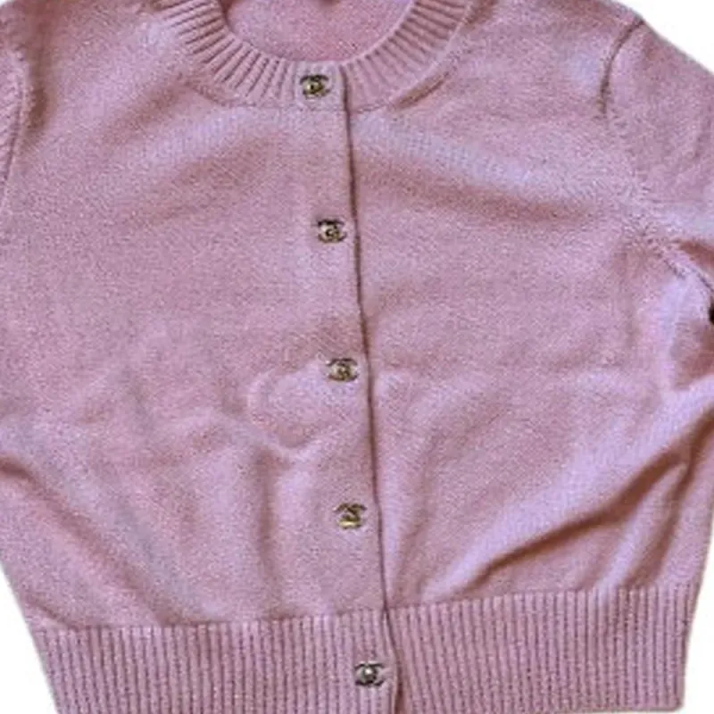 CHANEL 24B 24 Fall Winter New Collection Knitwear Women's Pink-1