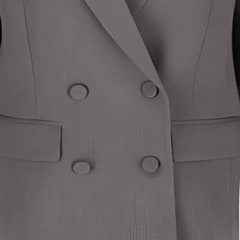 Valentino Double-Breasted Long-Sleeved Jacket-3