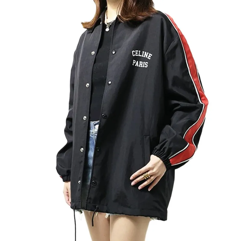 CELINE Paris Coach Jacket In Nylon Twill-2