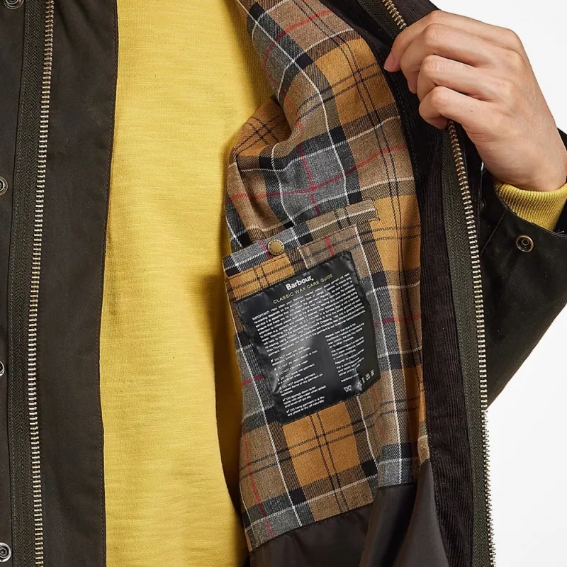 BARBOUR Bedale Waxed Trench Coat-6