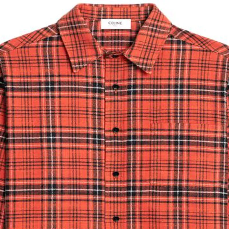CELINE Shirts Men Orange-5