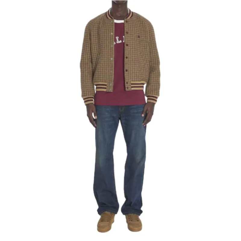 CELINE Triomphe Teddy Jacket In Houndstooth Wool-1