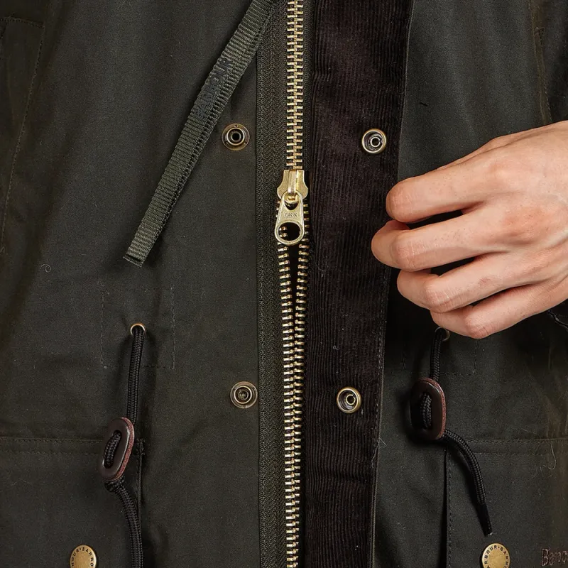 BARBOUR Bedale Waxed Trench Coat-8