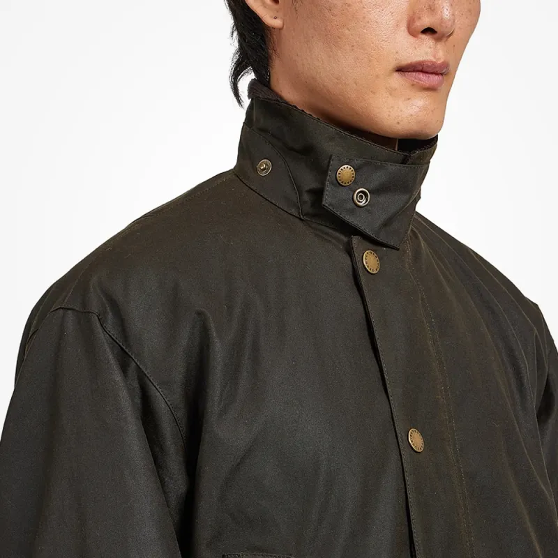 BARBOUR Bedale Waxed Trench Coat-5