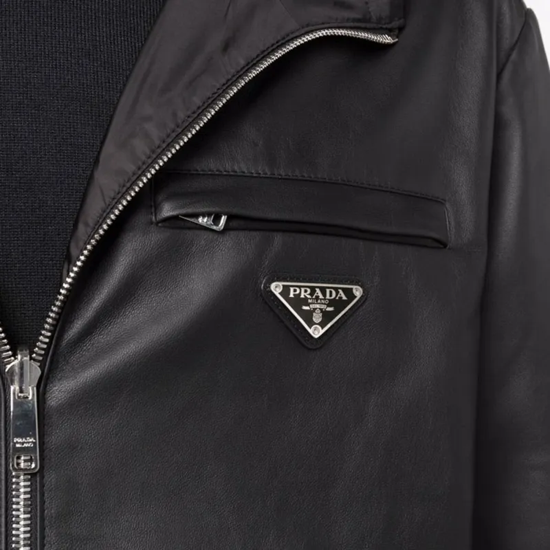 PRADA Jackets Men Black-5