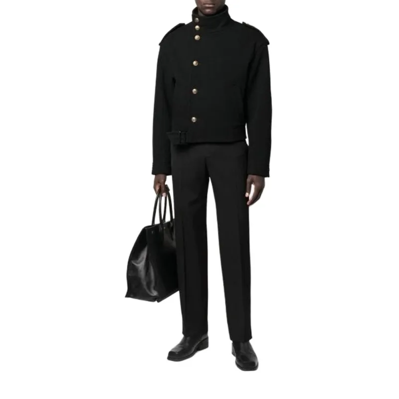 SAINT LAURENT FW22 Jackets Coats Men's Black-2