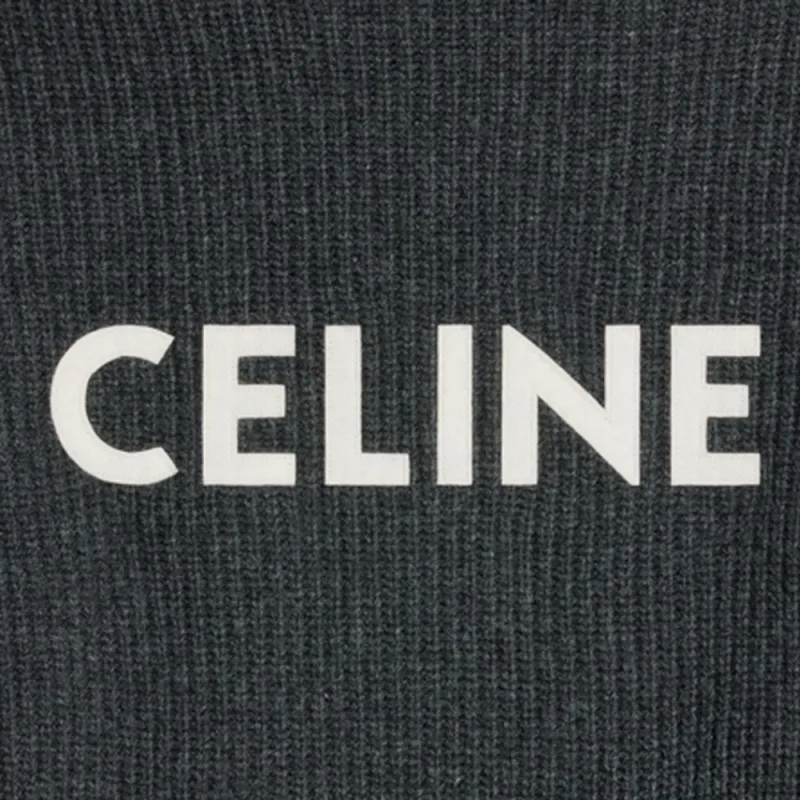 CELINE Sweater In Ribbed Wool-3