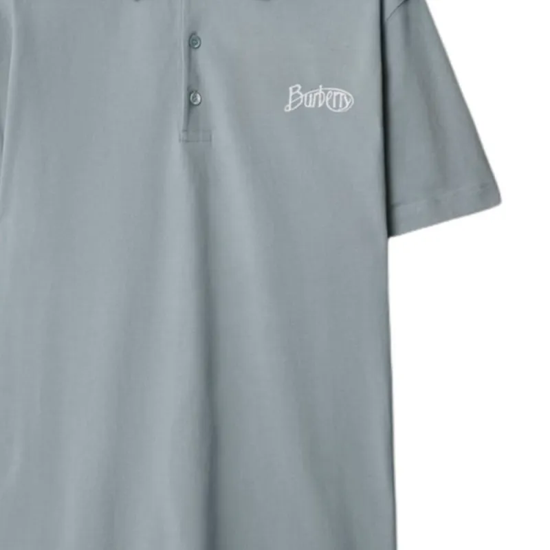 Burberry SS24 Polo Shirt Men's Wind Gray-6