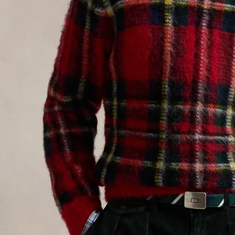 Polo Ralph Lauren Plaid Crewneck Jumper-5