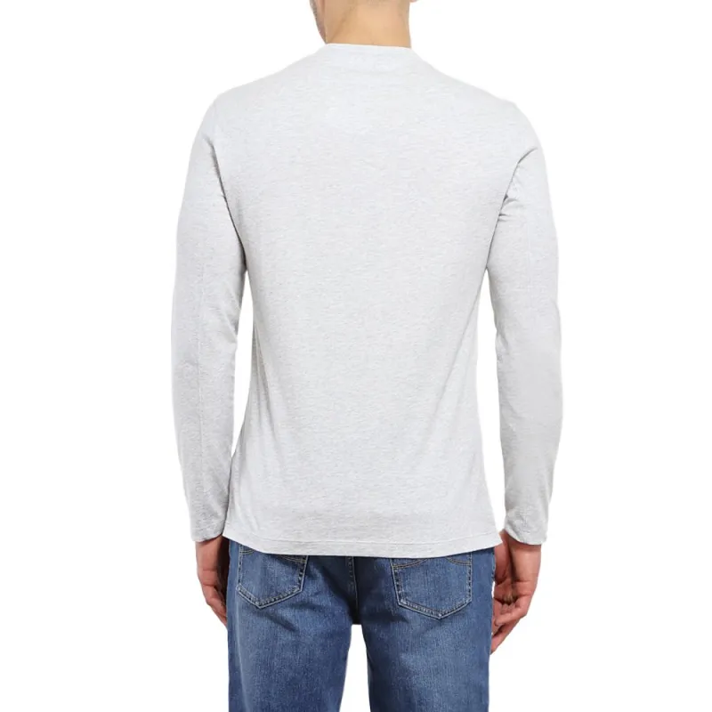 Brunello Cucinelli T Shirts Men Light Gray-3