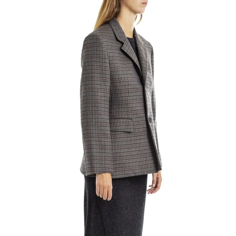 Balenciaga Hourglass Plaid Jacket-4