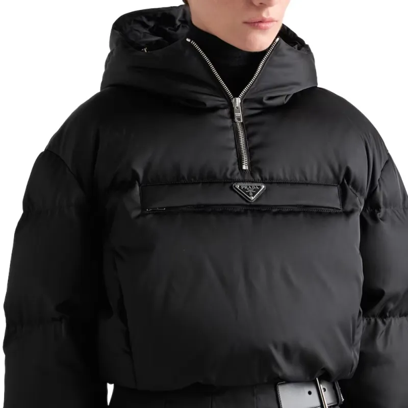 PRADA Re Nylon Cropped Jacket-4