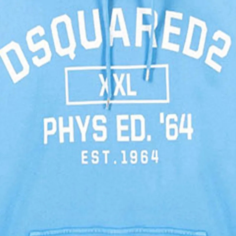 DSQUARED 2 Logo Print Drawstring Hoodie-6