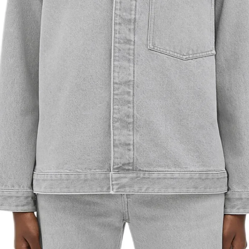Bottega Veneta Long Sleeved Regular Fit Denim Jacket-6