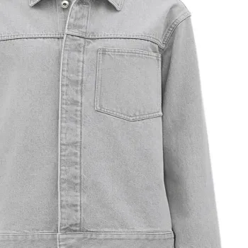 Bottega Veneta Long Sleeved Regular Fit Denim Jacket