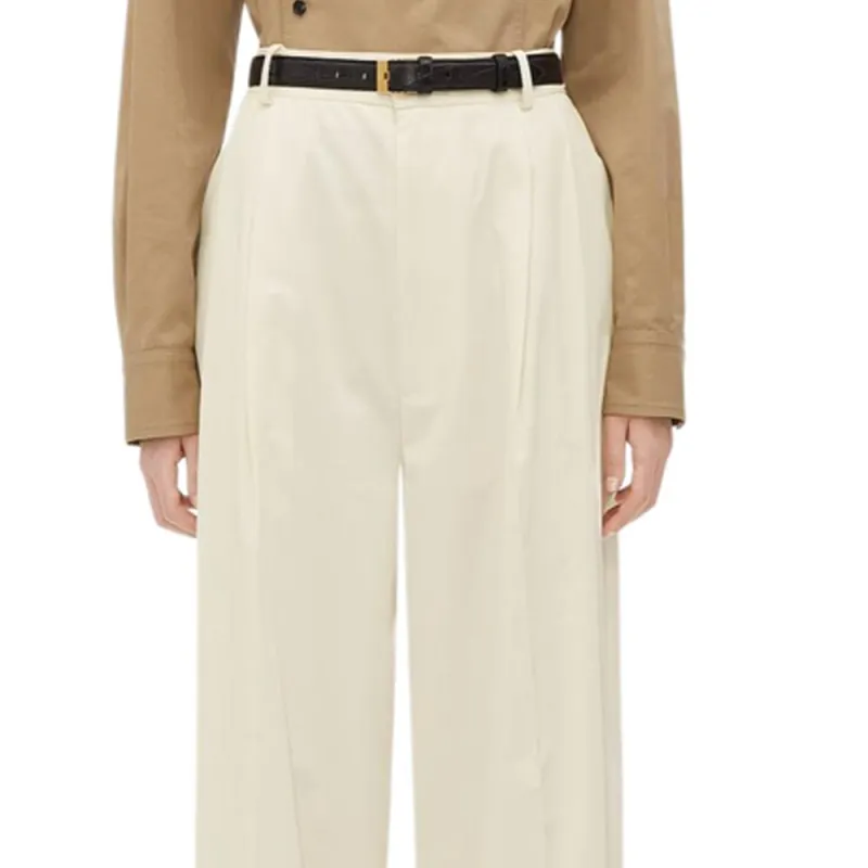 Bottega Veneta Twill Tapered Trousers-4