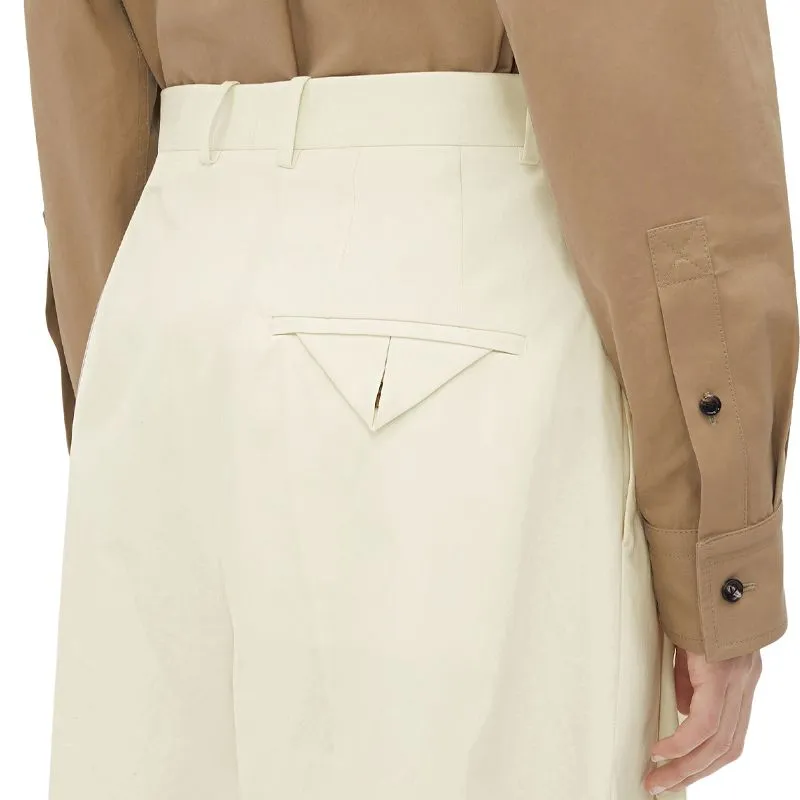 Bottega Veneta Twill Tapered Trousers-3