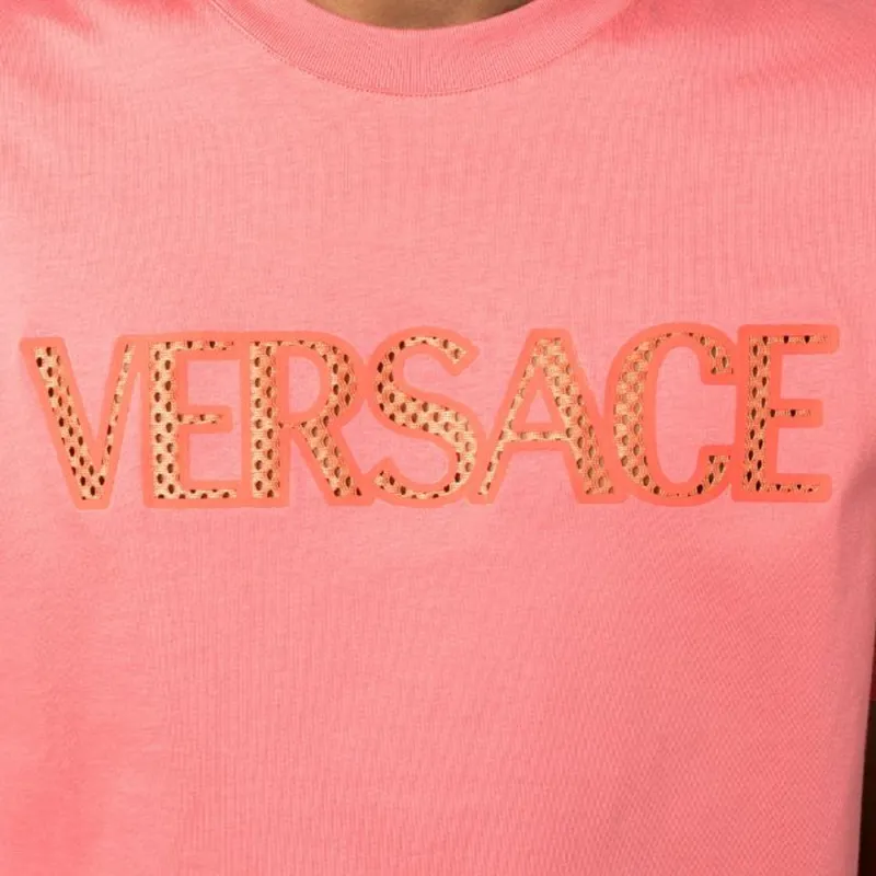 VERSACE T-Shirts Men Pink-4
