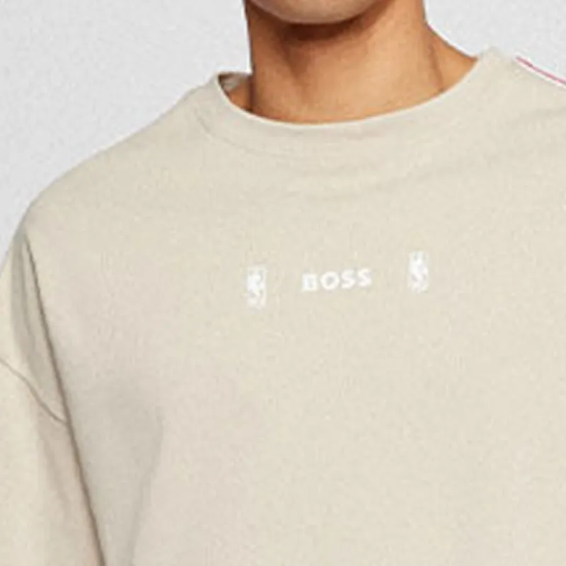 Nba X HUGO BOSS HUGO BOSS X NBA T Shirts Men Light Beige-4