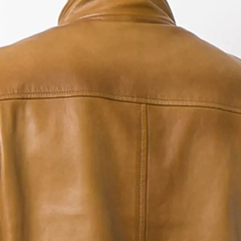 PRADA Leather Jackets Men Light Umber-5