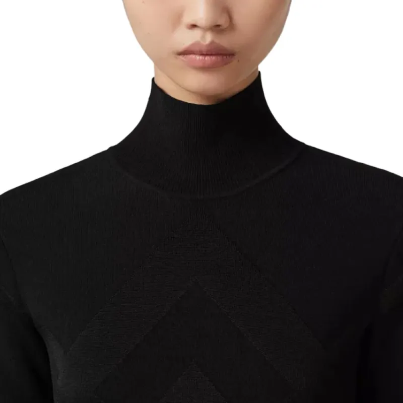 Burberry Patterned jacquard T shirt-5