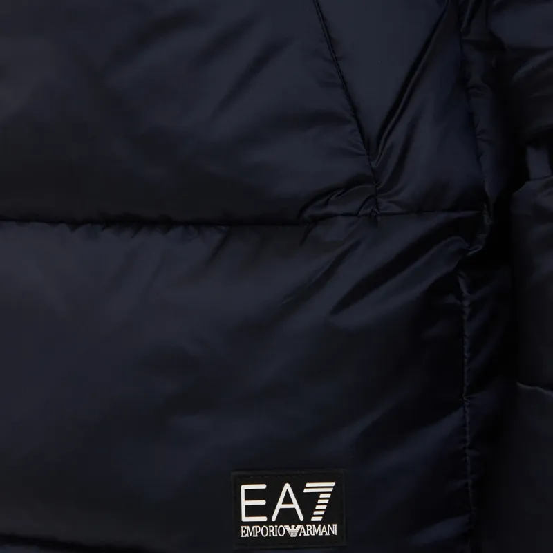 EMPORIO ARMANI EA7 Down Jacket Men's Marine Blue-3