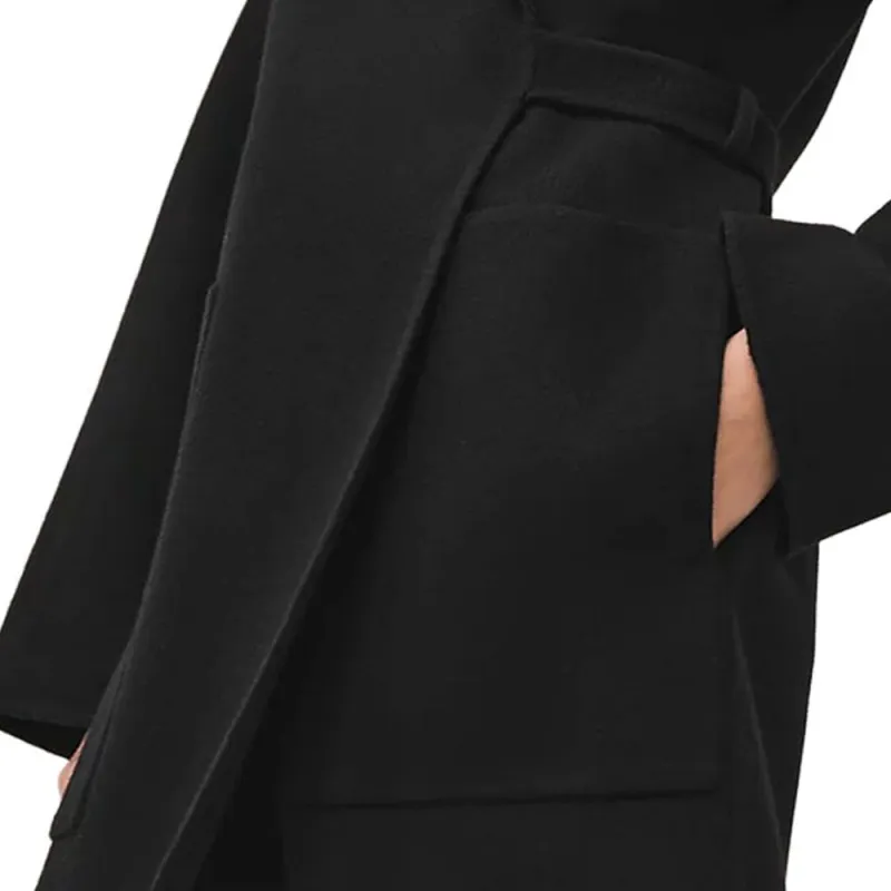 HERMES FW23 Coats Women's Black-3
