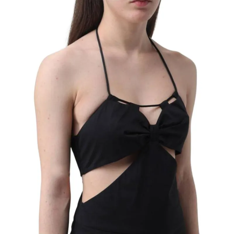 PINKO American Pie Cut Out Sleeveless Dress-3